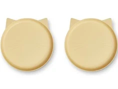 Liewood cat jojoba tallerken Mae (2-pack)